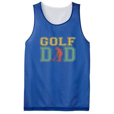 Father's Day Retro Golf Dad For Golf Lovers Active Gift For Dad Mesh Reversible Basketball Jersey Tank