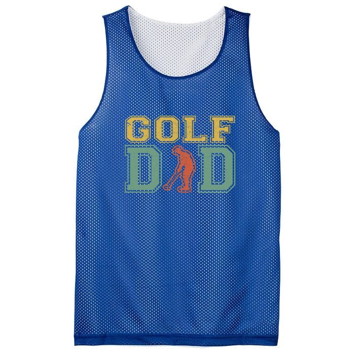 Father's Day Retro Golf Dad For Golf Lovers Active Gift For Dad Mesh Reversible Basketball Jersey Tank