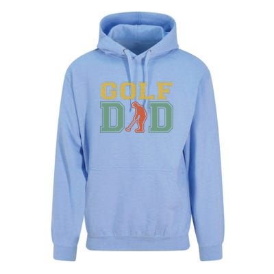 Father's Day Retro Golf Dad For Golf Lovers Active Gift For Dad Unisex Surf Hoodie