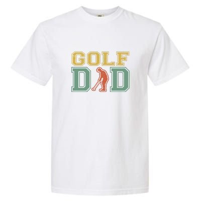 Father's Day Retro Golf Dad For Golf Lovers Active Gift For Dad Garment-Dyed Heavyweight T-Shirt