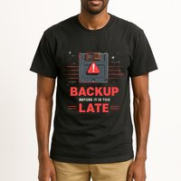 Floppy Disk Retro Tech Nostalgia Old School Computing Humor Tall T-Shirt