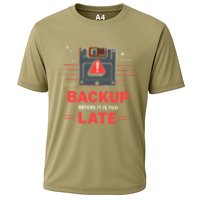 Floppy Disk Retro Tech Nostalgia Old School Computing Humor Cooling Performance Crew T-Shirt