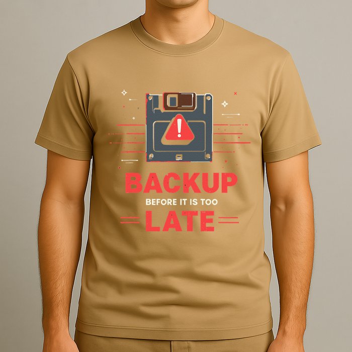 Floppy Disk Retro Tech Nostalgia Old School Computing Humor T-Shirt