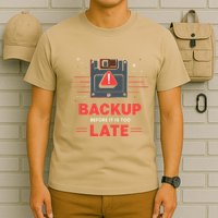 Floppy Disk Retro Tech Nostalgia Old School Computing Humor T-Shirt