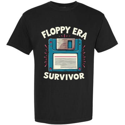 Floppy Disk Retro Tech Nostalgia Old School Computing Humor Garment-Dyed Heavyweight T-Shirt