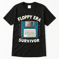 Floppy Disk Retro Tech Nostalgia Old School Computing Humor Tall T-Shirt