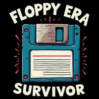 Floppy Disk Retro Tech Nostalgia Old School Computing Humor Metallic Star Ornament