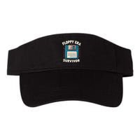 Floppy Disk Retro Tech Nostalgia Old School Computing Humor Valucap Bio-Washed Visor