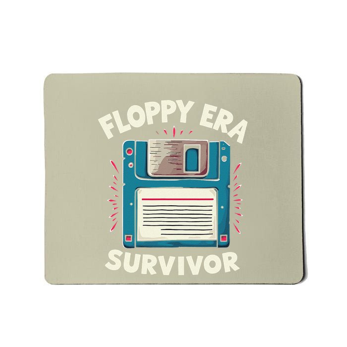 Floppy Disk Retro Tech Nostalgia Old School Computing Humor Mousepad