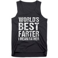 Fathers Day Retro Dad Worlds Best Farter I Mean Father Tank Top