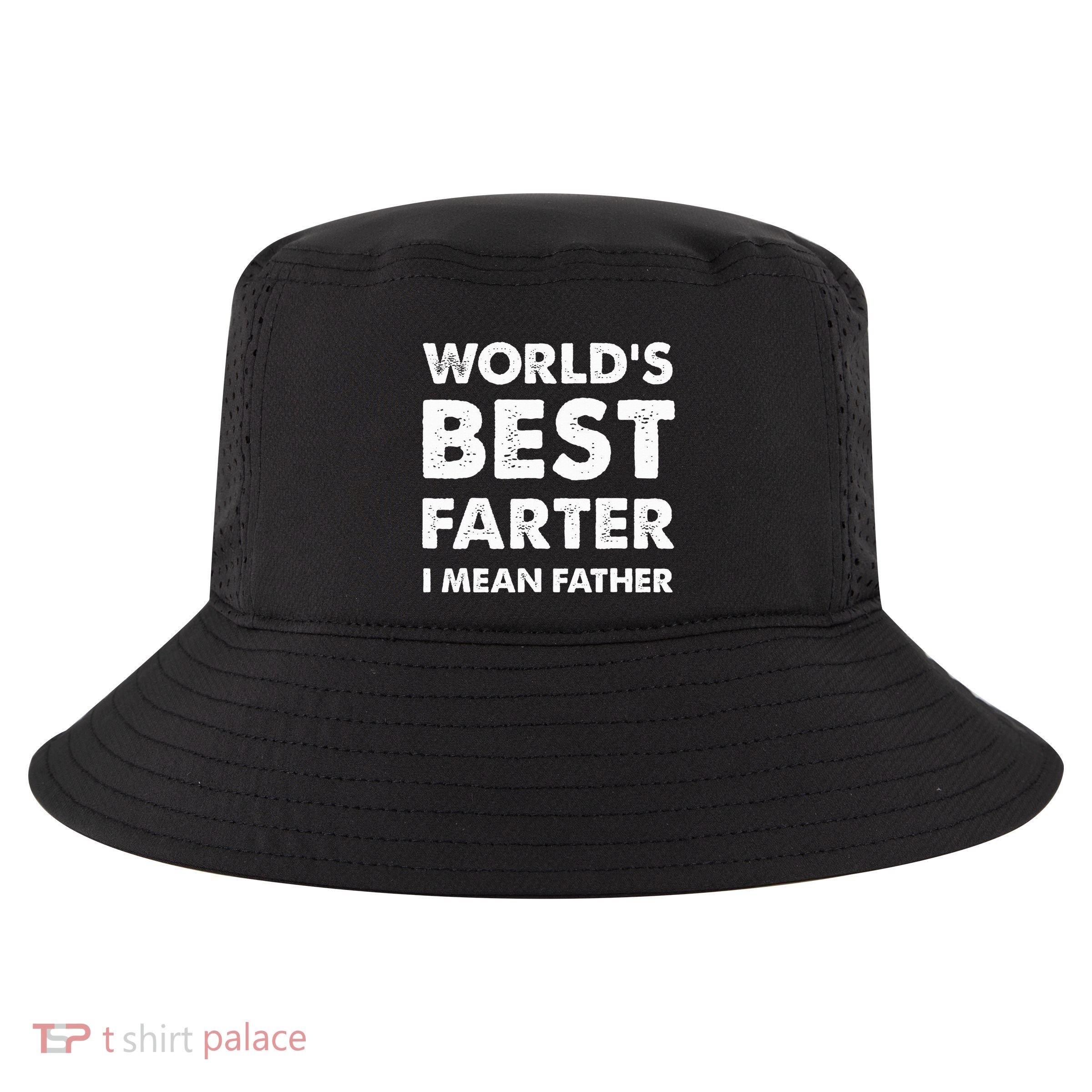 Father's Day Retro Dad World's Best Farter I Mean Father Cool Comfort Performance Bucket Hat