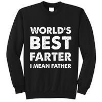 Father's Day Retro Dad World's Best Farter I Mean Father Sweatshirt