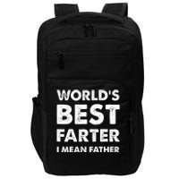 Father's Day Retro Dad World's Best Farter I Mean Father Impact Tech Backpack