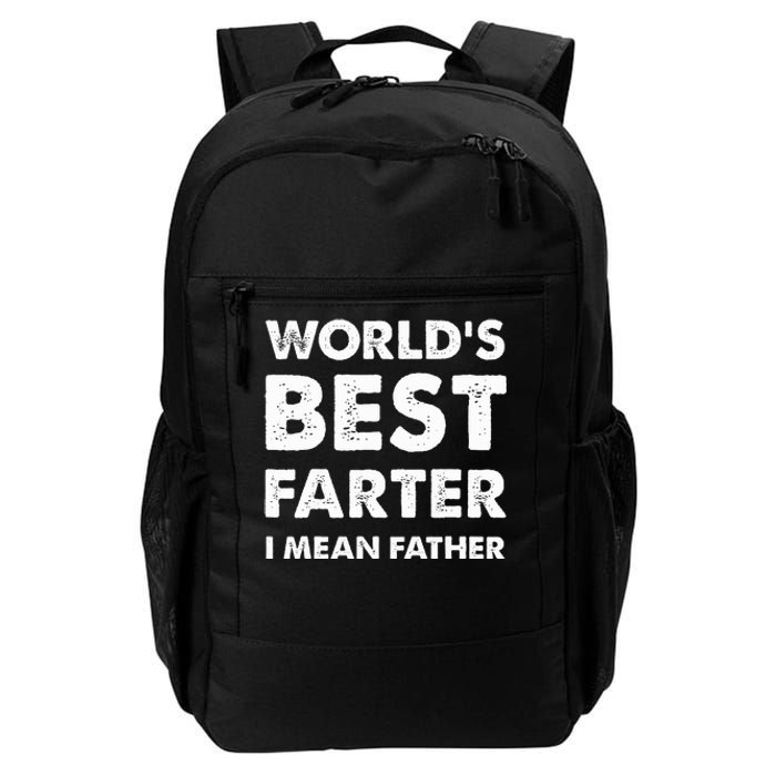 Father's Day Retro Dad World's Best Farter I Mean Father Daily Commute Backpack