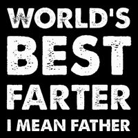 Father's Day Retro Dad World's Best Farter I Mean Father Drawstring Bag