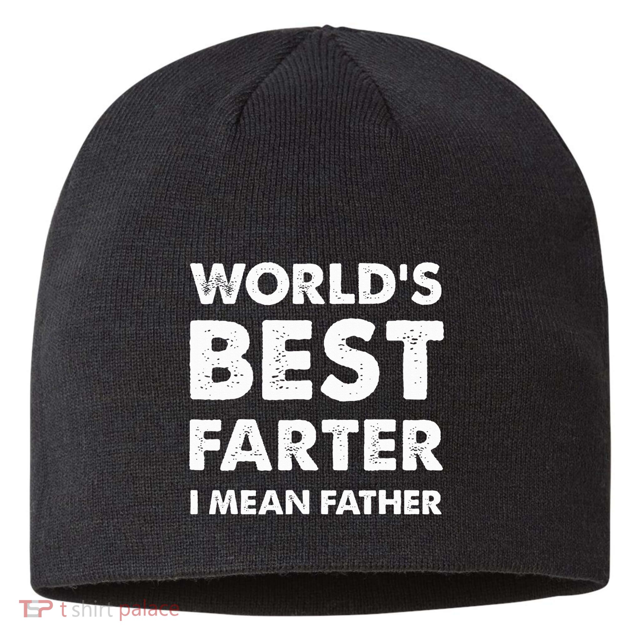 Father's Day Retro Dad World's Best Farter I Mean Father Sustainable Beanie
