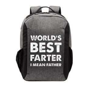 Father's Day Retro Dad World's Best Farter I Mean Father Vector Backpack