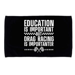 Funny Drag Racing Art For Men Women Race Lover Drag Racer Microfiber Hand Towel