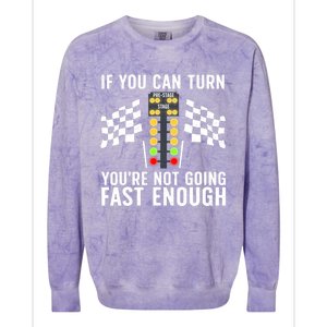 Funny Drag Racing For Men Women Kids Drag Race Lover Colorblast Crewneck Sweatshirt