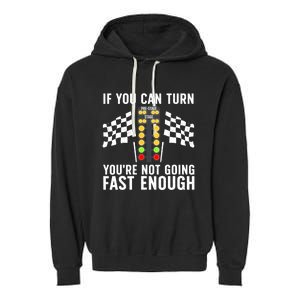 Funny Drag Racing For Men Women Kids Drag Race Lover Garment-Dyed Fleece Hoodie