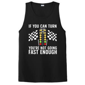 Funny Drag Racing For Men Women Kids Drag Race Lover PosiCharge Competitor Tank