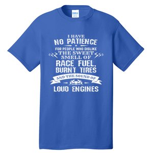 Funny Drag Racing Gift For Mechanics And Car Enthusiasts Tall T-Shirt