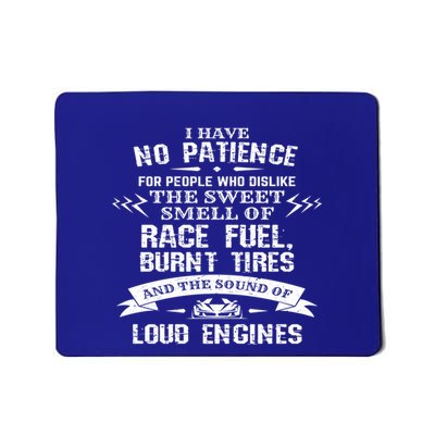 Funny Drag Racing Gift For Mechanics And Car Enthusiasts Mousepad
