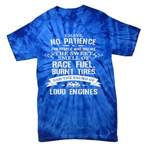 Funny Drag Racing Gift For Mechanics And Car Enthusiasts Tie-Dye T-Shirt