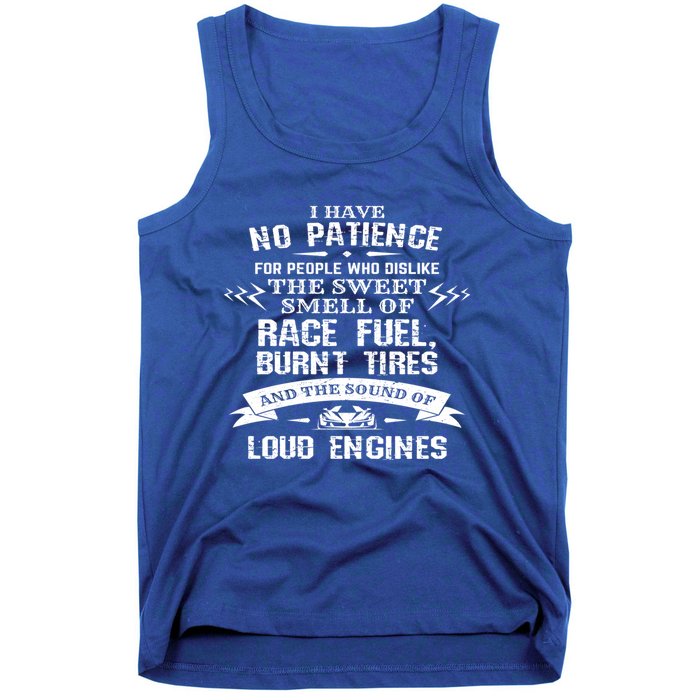 Funny Drag Racing Gift For Mechanics And Car Enthusiasts Tank Top