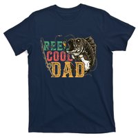 Fathers Day Reel Cool Dad Fishing Lover Fisherman Daddy Papa T-Shirt