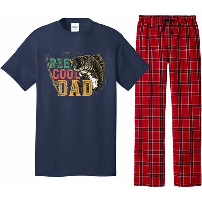 Fathers Day Reel Cool Dad Fishing Lover Fisherman Daddy Papa Pajama Set