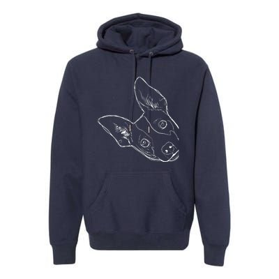 Funny Dog Rat Terrier Premium Hoodie