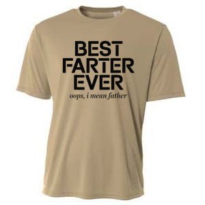 FatherS Day Retro Dad Best Farter Ever Oops I Mean Father Cooling Performance Crew T-Shirt