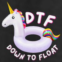 Funny Dtf River Tubing Down To Float Summer Float Trip Garment-Dyed Fleece Hoodie