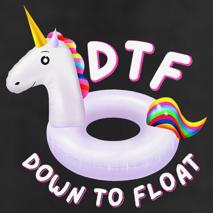 Funny Dtf River Tubing Down To Float Summer Float Trip Garment-Dyed Fleece Hoodie