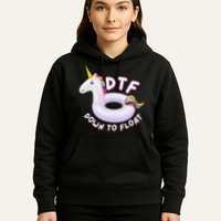 Funny Dtf River Tubing Down To Float Summer Float Trip Hoodie