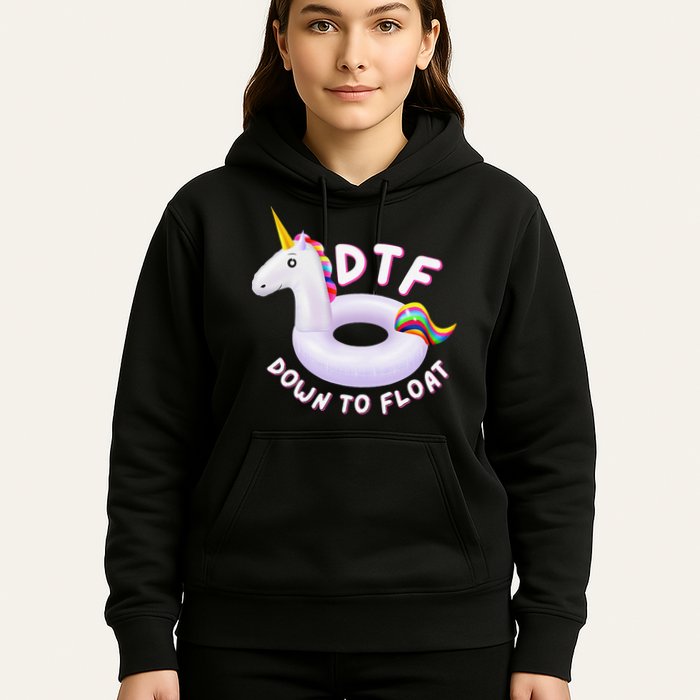 Funny Dtf River Tubing Down To Float Summer Float Trip Hoodie
