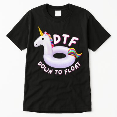 Funny Dtf River Tubing Down To Float Summer Float Trip Tall T-Shirt