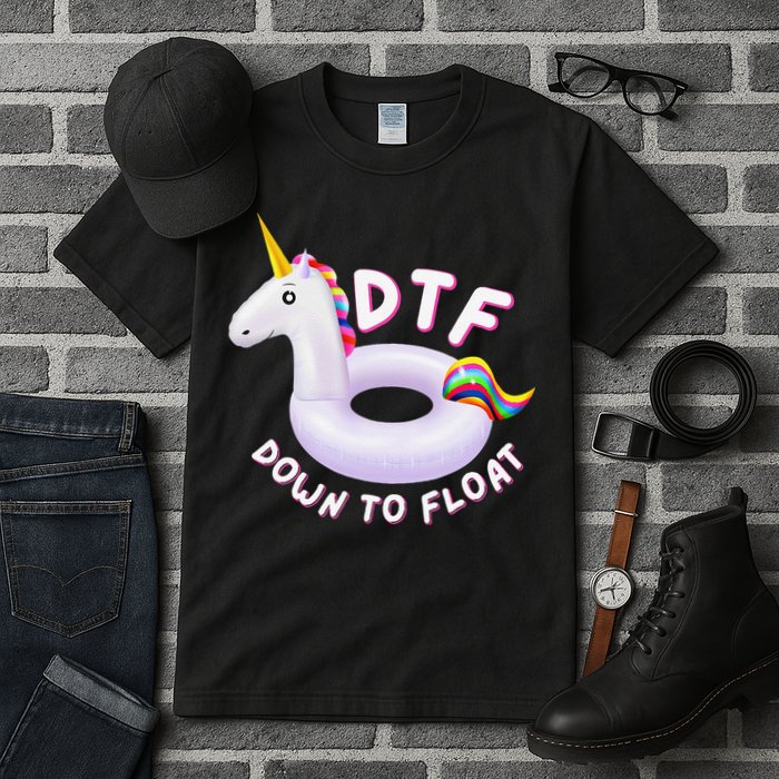 Funny Dtf River Tubing Down To Float Summer Float Trip Tall T-Shirt