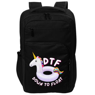 Funny Dtf River Tubing Down To Float Summer Float Trip Impact Tech Backpack