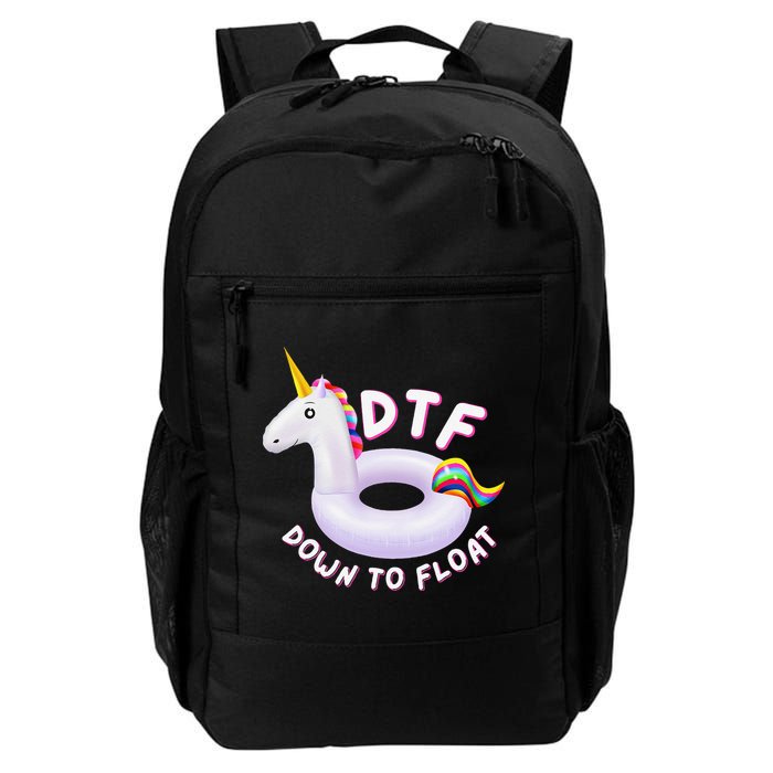 Funny Dtf River Tubing Down To Float Summer Float Trip Backpack