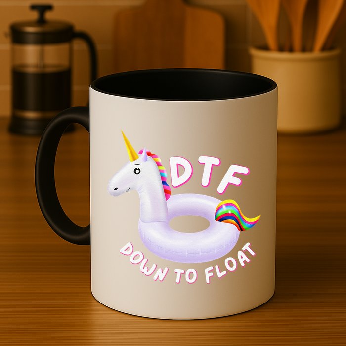 Funny Dtf River Tubing Down To Float Summer Float Trip Mug