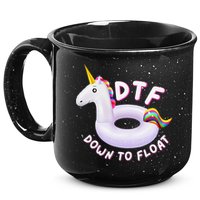Funny Dtf River Tubing Down To Float Summer Float Trip 15oz Campfire Ceramic Mug