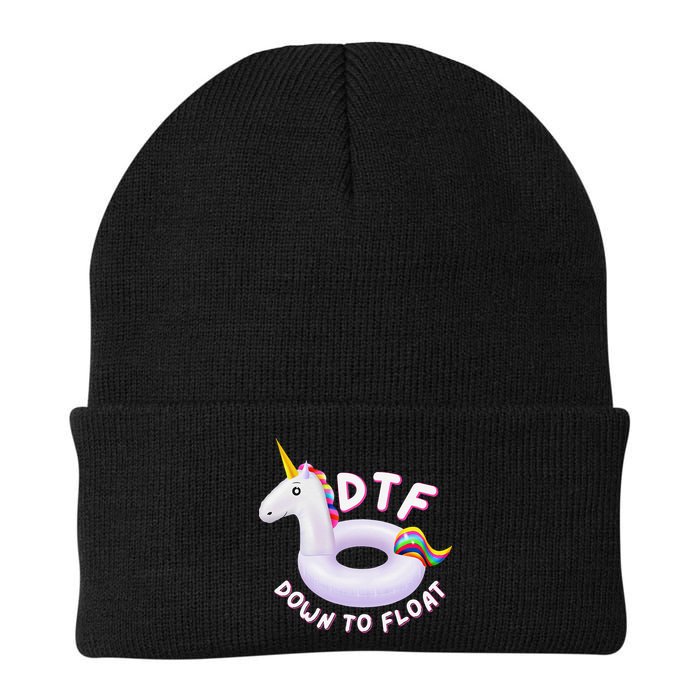Funny Dtf River Tubing Down To Float Summer Float Trip Beanie