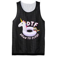 Funny Dtf River Tubing Down To Float Summer Float Trip Mesh Reversible Basketball Jersey Tank