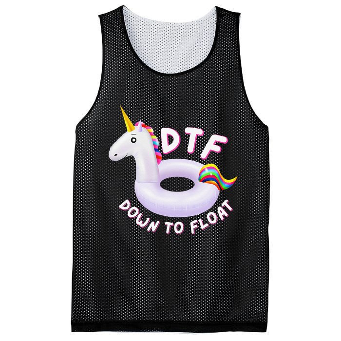 Funny Dtf River Tubing Down To Float Summer Float Trip Mesh Reversible Basketball Jersey Tank