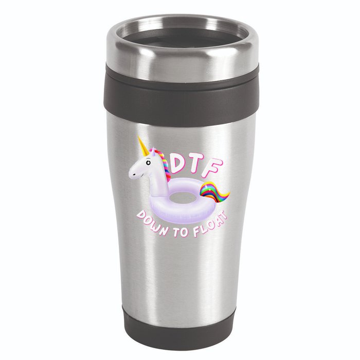 Funny Dtf River Tubing Down To Float Summer Float Trip 16oz Travel Tumbler