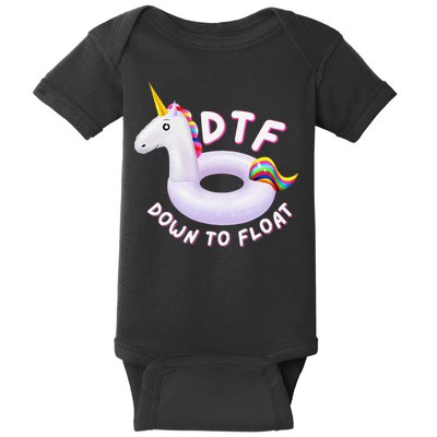 Funny Dtf River Tubing Down To Float Summer Float Trip Baby Bodysuit