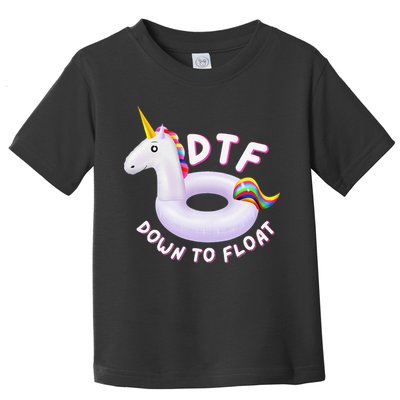 Funny Dtf River Tubing Down To Float Summer Float Trip Toddler T-Shirt