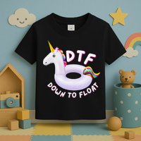 Funny Dtf River Tubing Down To Float Summer Float Trip Toddler T-Shirt